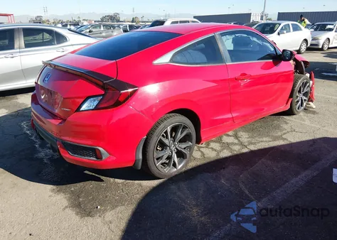 2019 Honda Civic Sport from USA, damaged, VIN 2HGFC4B80KH302660
